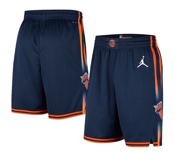 Men's New Yok Knicks Navy Shorts (Run Small)